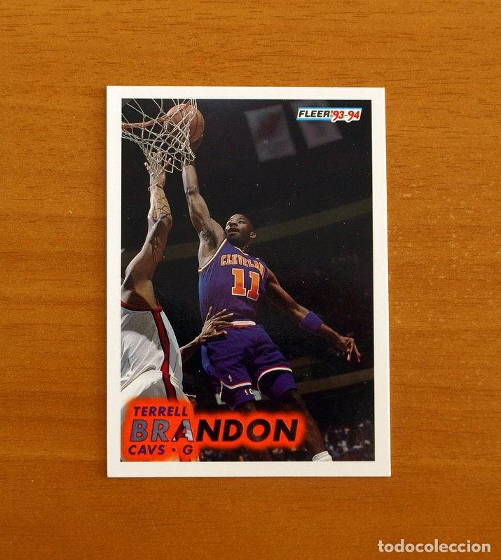 Coleccionismo deportivo: Cavs-G - N&ordm; 34 Terrell Brandon - NBA-B&aacute;sket-Baloncesto - Card Fleer 93-94-1993-1994