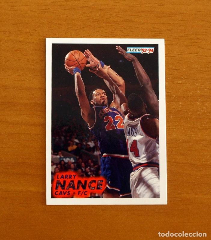 Coleccionismo deportivo: Cavs-F-C - N&ordm; 38 Larry Nance - NBA-B&aacute;sket-Baloncesto - Card Fleer 93-94-1993-1994