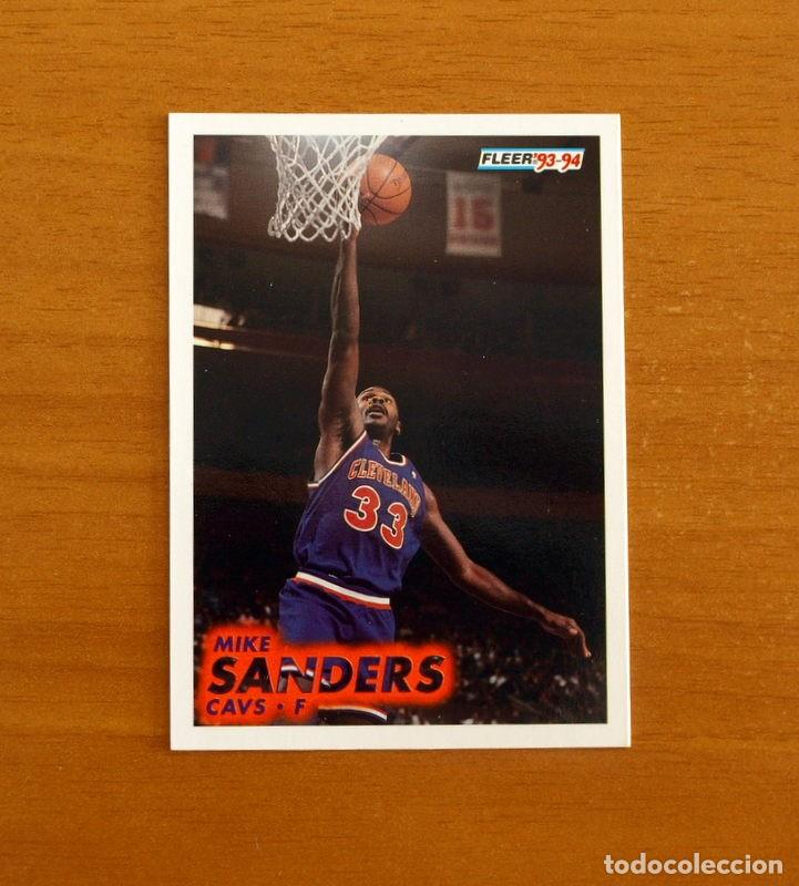 Coleccionismo deportivo: Cavs-F - N&ordm; 40 Mike Sanders - NBA-B&aacute;sket-Baloncesto - Card Fleer 93-94-1993-1994