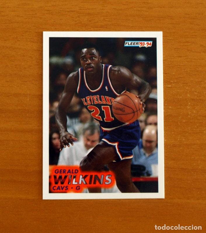 Coleccionismo deportivo: Cavs-G - N&ordm; 41 Gerald Wilkins - NBA-B&aacute;sket-Baloncesto - Card Fleer 93-94-1993-1994