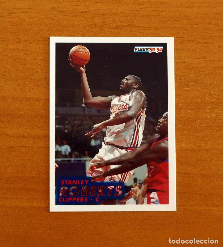 Coleccionismo deportivo: Clippers-C - N&ordm; 95 Stanley Roberts - NBA-B&aacute;sket-Baloncesto - Card Fleer 93-94-1993-1994