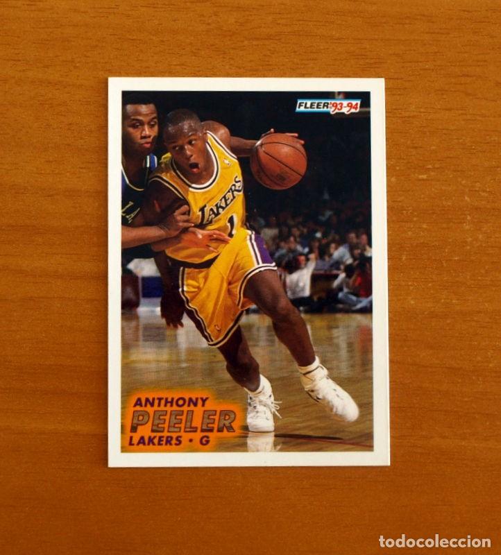 Coleccionismo deportivo: Lakers-G - N&ordm; 103 Anthony Peeler - NBA-B&aacute;sket-Baloncesto - Card Fleer 93-94-1993-1994