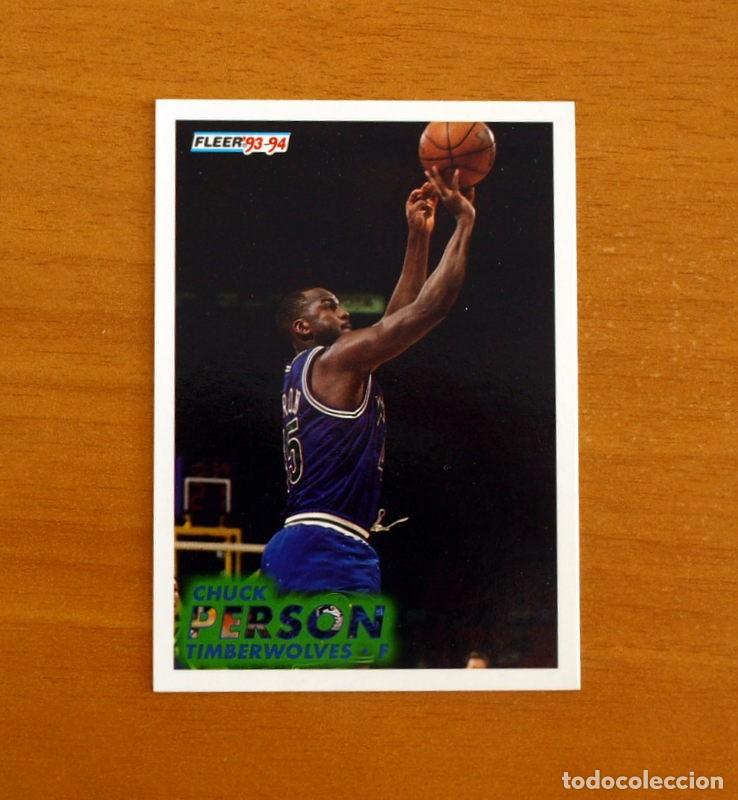 Coleccionismo deportivo: Timberwolves-F - N&ordm; 125 Chuck Person- NBA-B&aacute;sket-Baloncesto - Card Fleer 93-94-1993-1994
