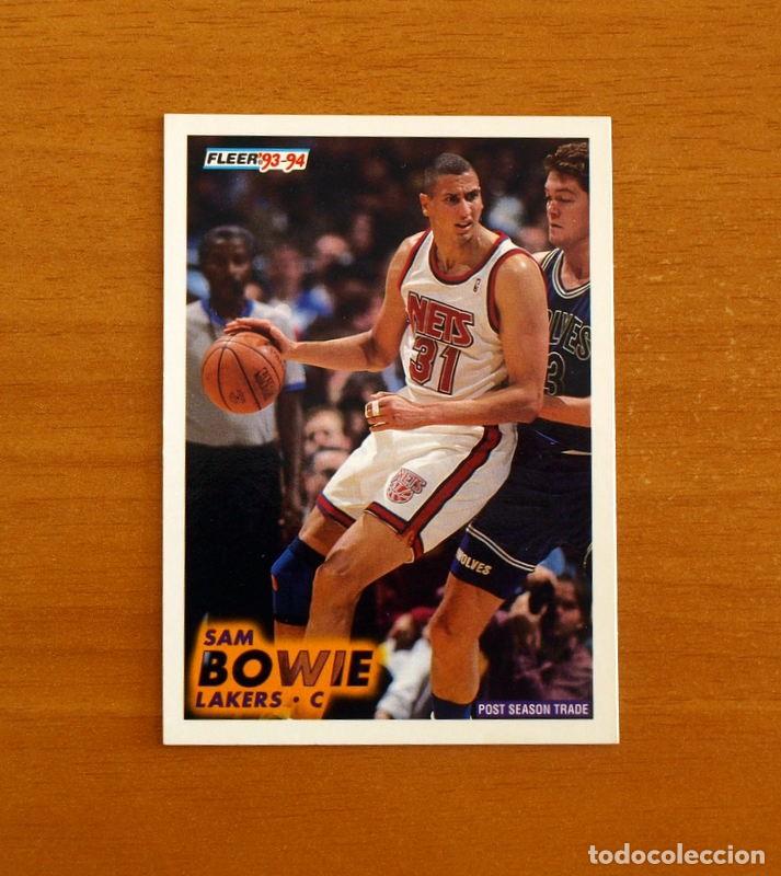 Coleccionismo deportivo: Lakers-C - N&ordm; 131 Sam Bowie - NBA-B&aacute;sket-Baloncesto - Card Fleer 93-94-1993-1994