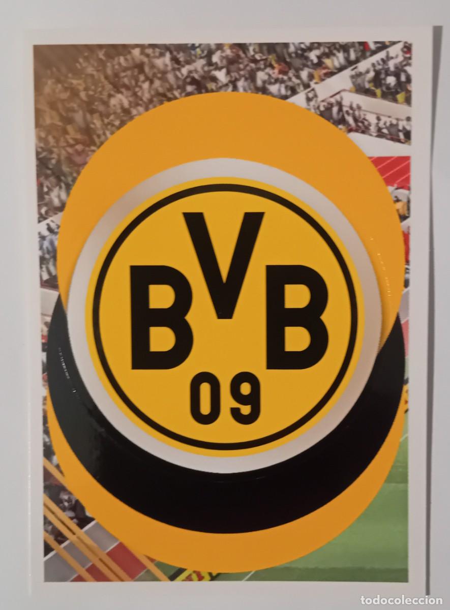 Coleccionismo deportivo: Figurina Panini 2018-19 Cromo Fifa 365 2019 Scudetto escudo badge Borussia Dortmund n 12 blu