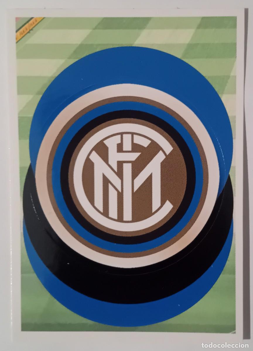 Coleccionismo deportivo: Figurina Panini 2018-19 Cromo Fifa 365 2019 Scudetto escudo badge Inter n 14 blu