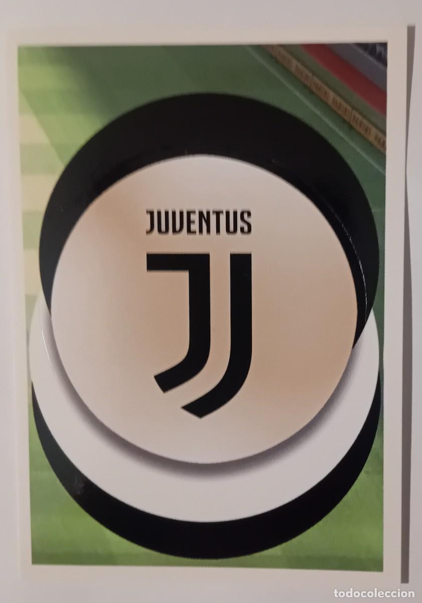 Coleccionismo deportivo: Figurina Panini 2018-19 Cromo Fifa 365 2019 Scudetto escudo badge Juventus n 15 blu