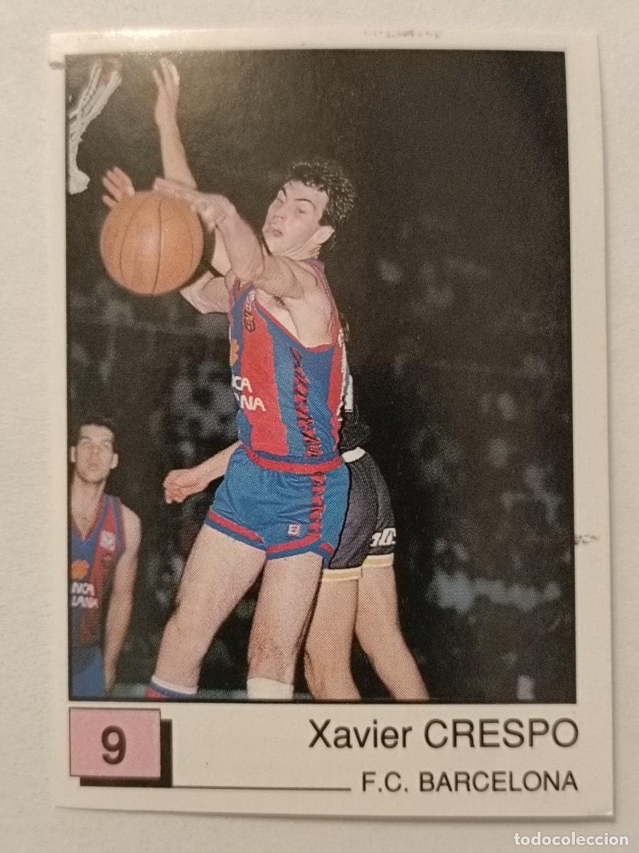 Coleccionismo deportivo: #9 CRESPO (F.C. BARCELONA) BASKET 91 LIGA ACB PANINI
