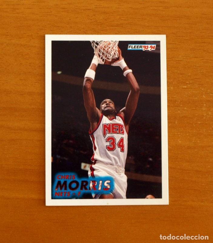 Coleccionismo deportivo: Nets-F - N&ordm; 135 Chris Morris - NBA-B&aacute;sket-Baloncesto - Card Fleer 93-94-1993-1994