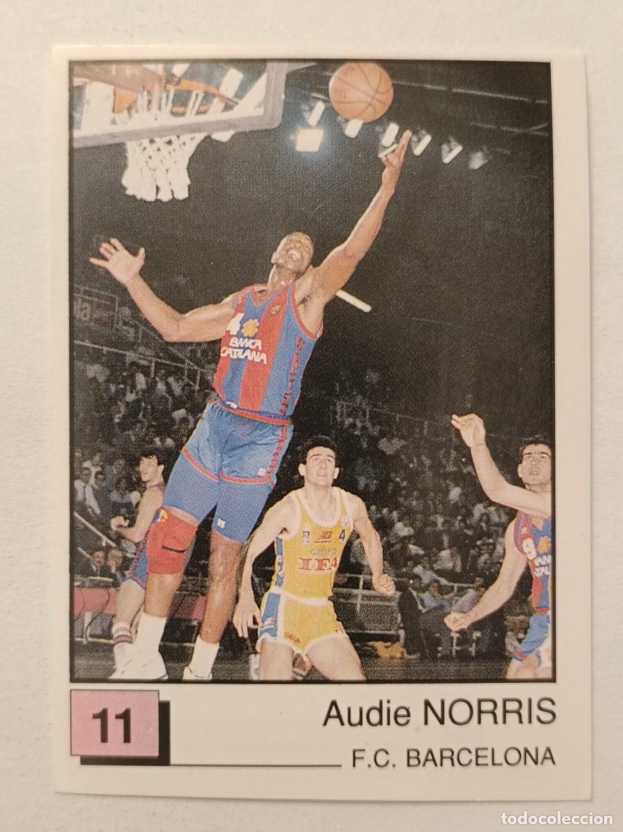 Coleccionismo deportivo: #11 NORRIS (F.C. BARCELONA) BASKET 91 LIGA ACB PANINI
