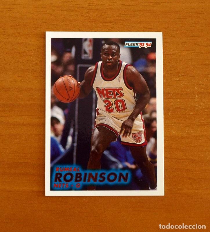 Coleccionismo deportivo: Nets-G - N&ordm; 136 Rumeal Robinson - NBA-B&aacute;sket-Baloncesto - Card Fleer 93-94-1993-1994