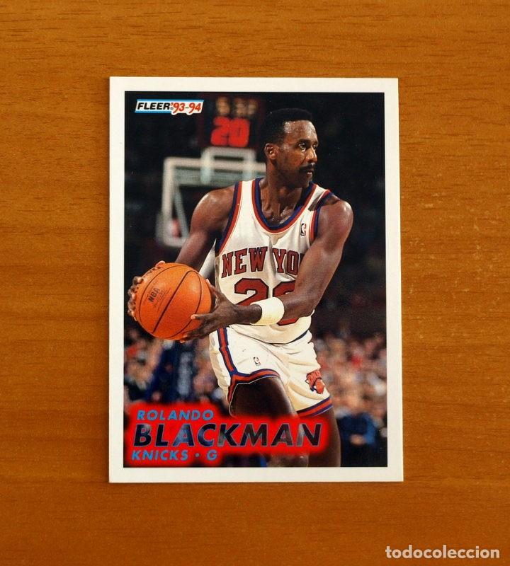 Coleccionismo deportivo: Knicks-G - N&ordm; 138 Rolando Blackman - NBA-B&aacute;sket-Baloncesto - Card Fleer 93-94-1993-1994