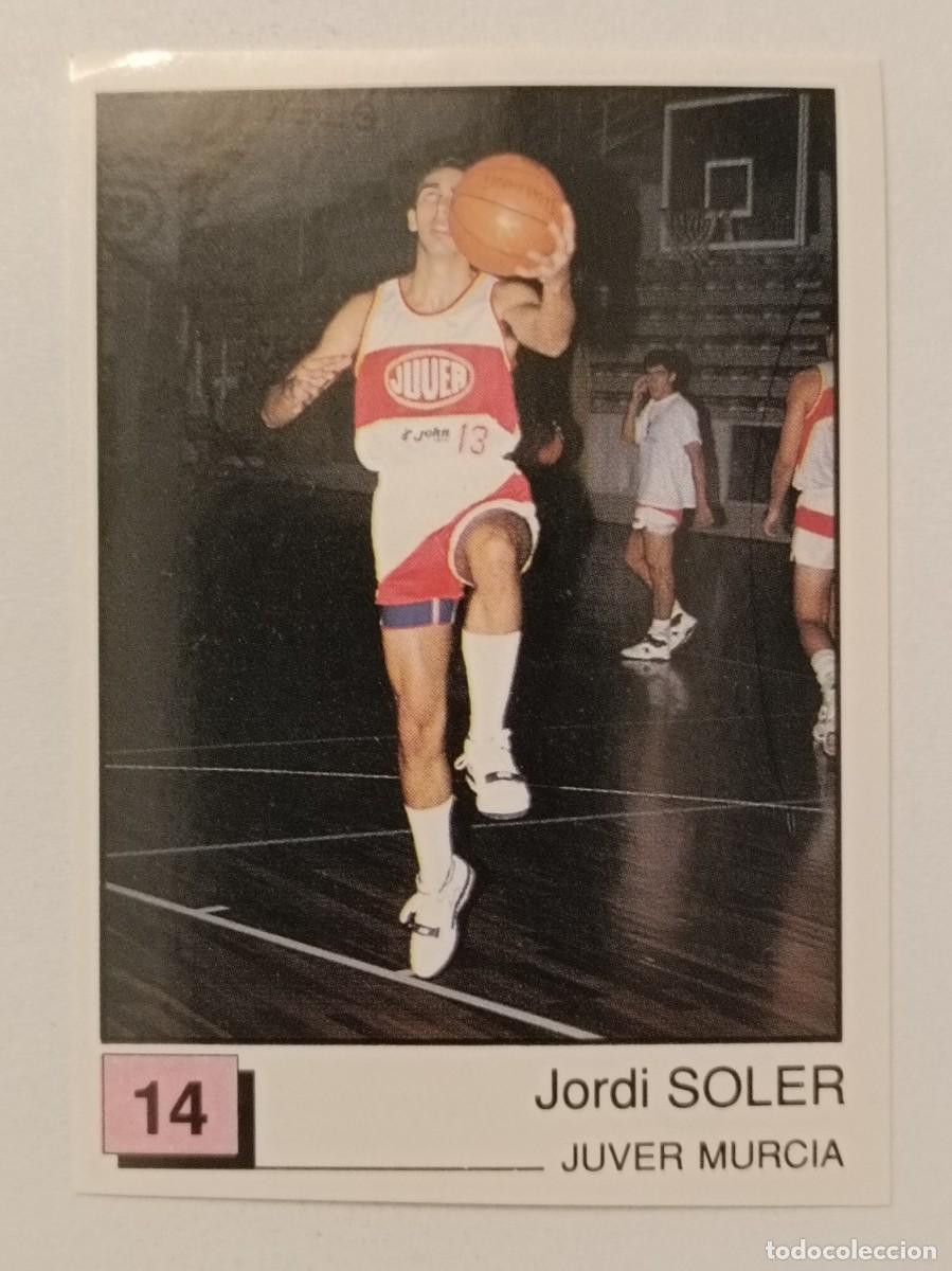 Coleccionismo deportivo: #14 SOLER (JUVER MURCIA) BASKET 91 LIGA ACB PANINI