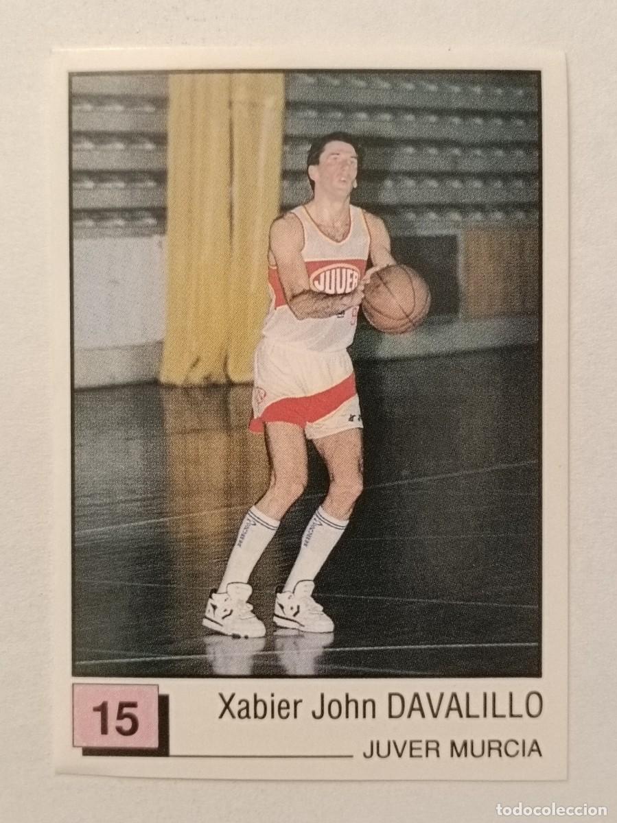 Colecionismo desportivo: #15 DAVALILLO (JUVER MURCIA) BASKET 91 LIGA ACB PANINI