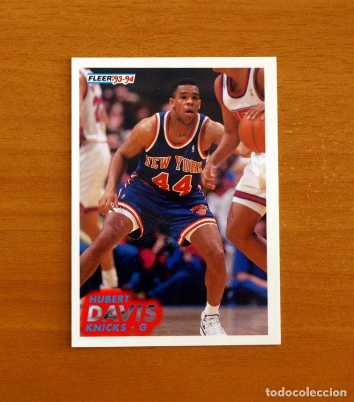 Coleccionismo deportivo: Knicks-G - N&ordm; 140 Hubert Davis - NBA-B&aacute;sket-Baloncesto - Card Fleer 93-94-1993-1994