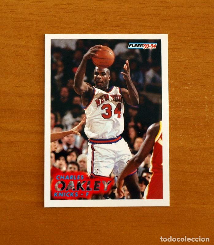 Sports collectibles: Knicks-F - N&ordm; 143 Charles Oakley - NBA-B&aacute;sket-Baloncesto - Card Fleer 93-94-1993-1994