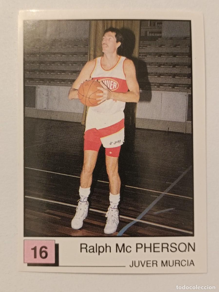 Colecionismo desportivo: #16 MCPHERSON (JUVER MURCIA) BASKET 91 LIGA ACB PANINI