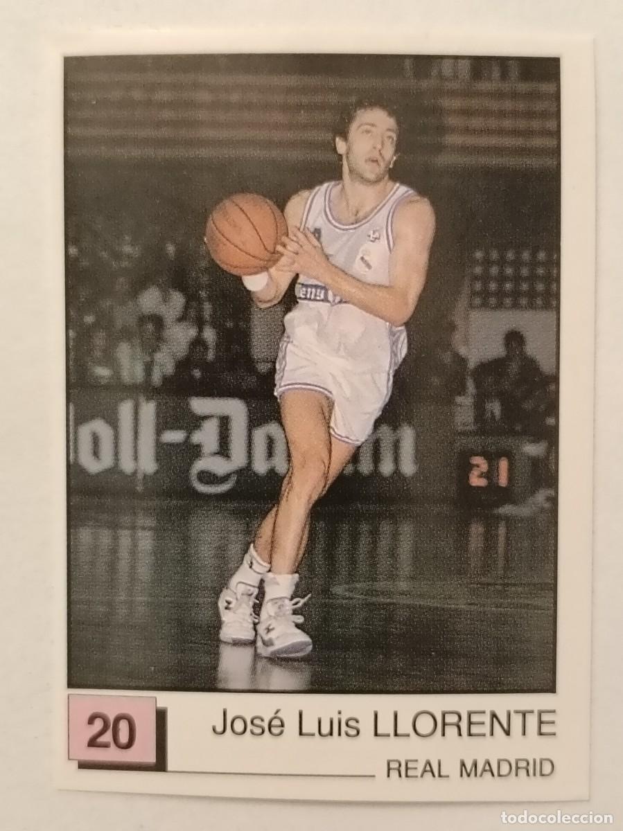 Coleccionismo deportivo: #20 LLORENTE (REAL MADRID) BASKET 91 LIGA ACB PANINI