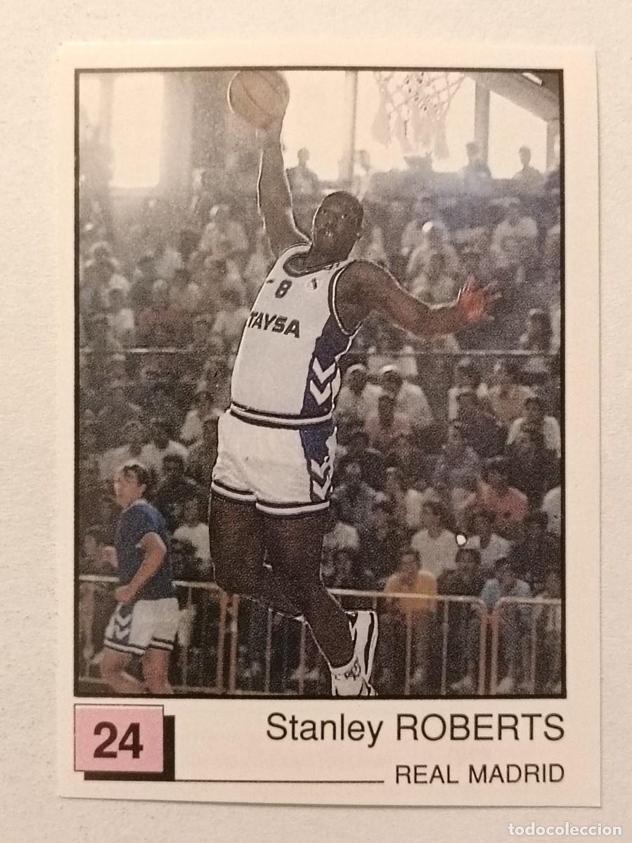 Coleccionismo deportivo: #24 ROBERTS (REAL MADRID) BASKET 91 LIGA ACB PANINI