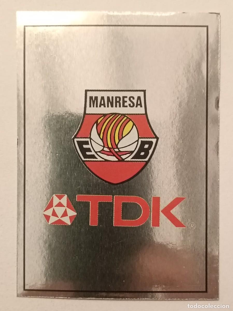 Coleccionismo deportivo: #27 ESCUDO (TDK MANRESA) BASKET 91 LIGA ACB PANINI