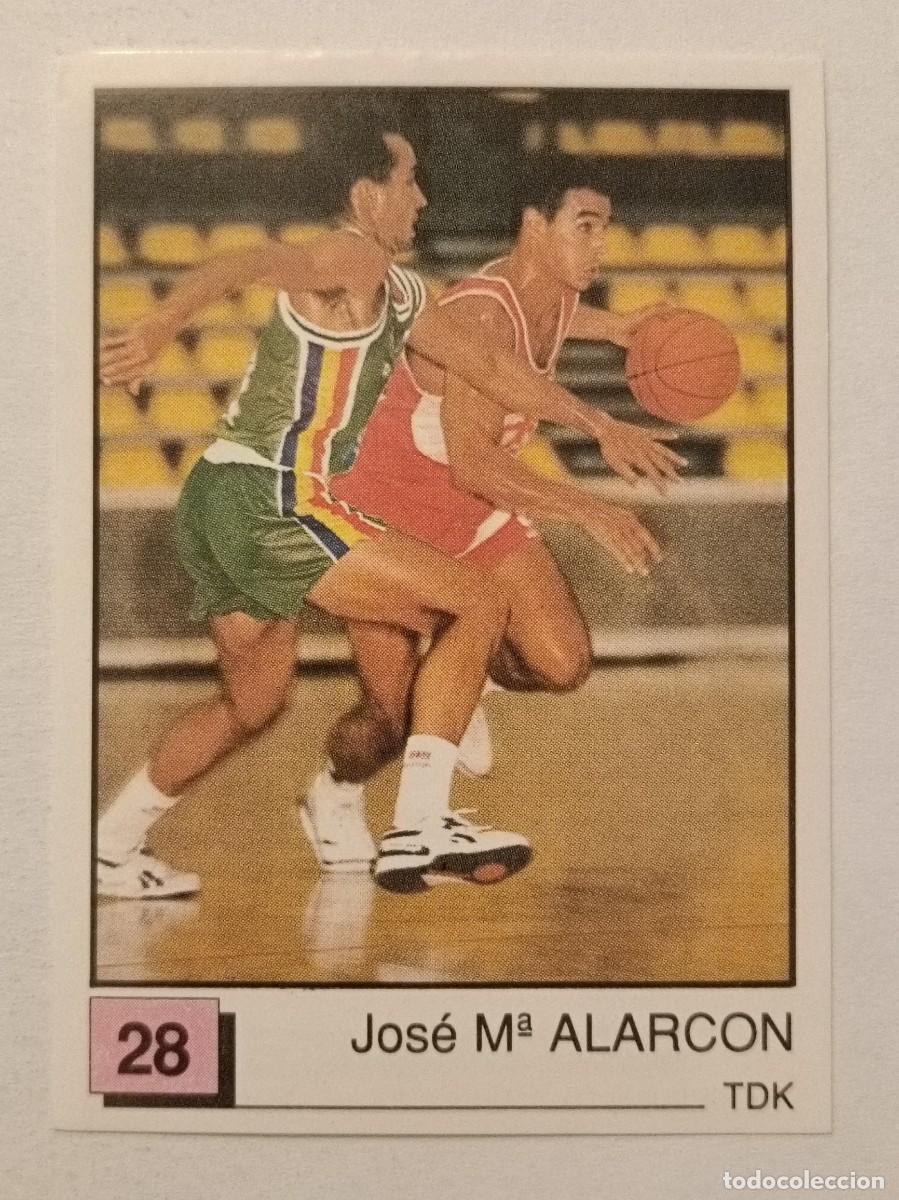 Coleccionismo deportivo: #28 ALARCON (TDK MANRESA) BASKET 91 LIGA ACB PANINI