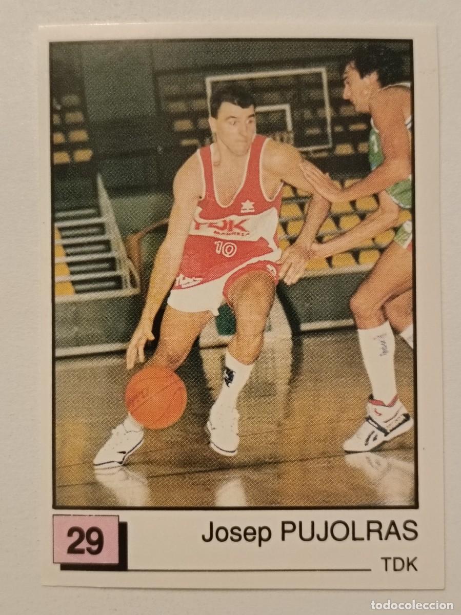 Coleccionismo deportivo: #29 PUJOLRAS (TDK MANRESA) BASKET 91 LIGA ACB PANINI