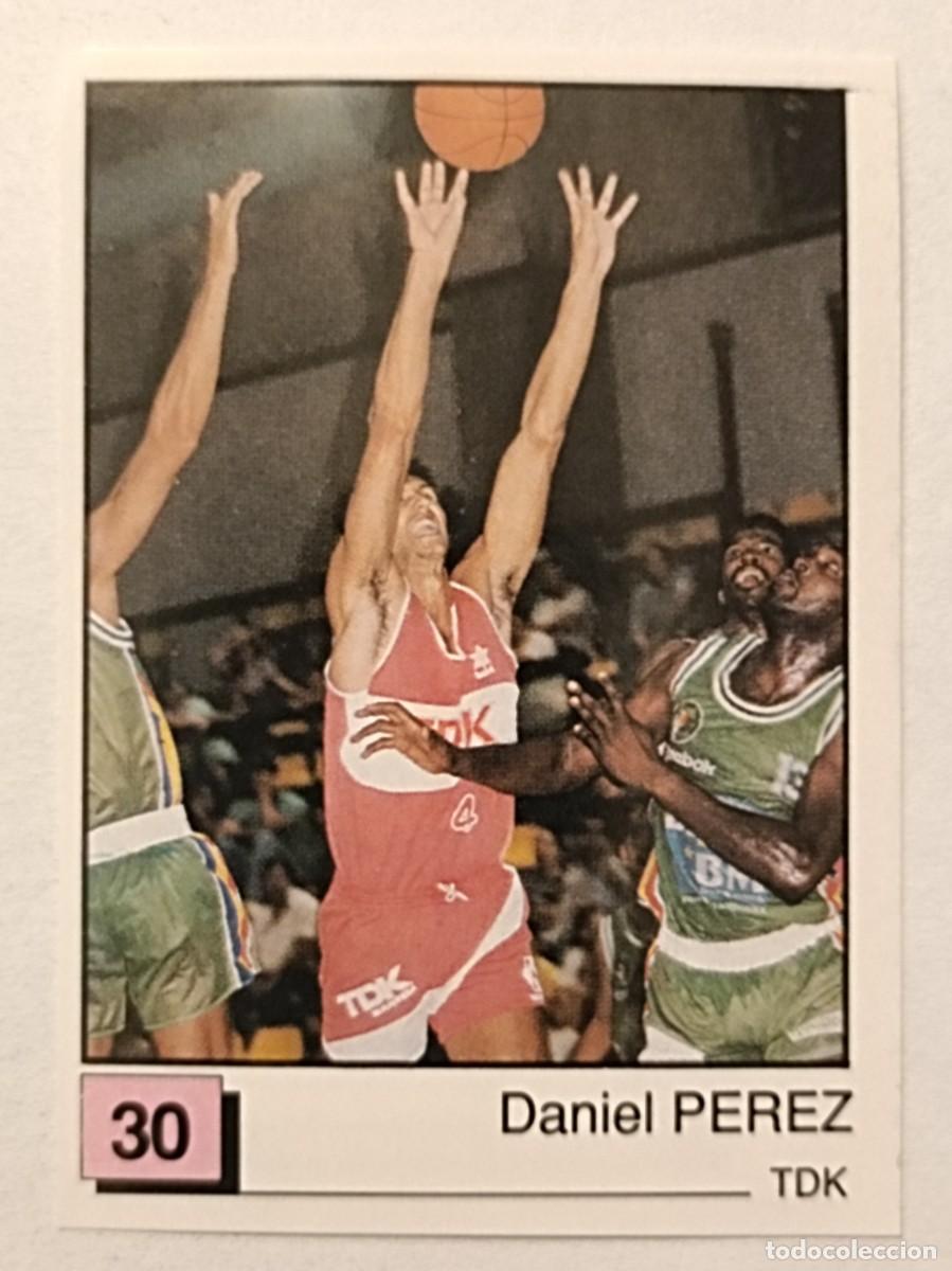 Coleccionismo deportivo: #30 PEREZ (TDK MANRESA) BASKET 91 LIGA ACB PANINI