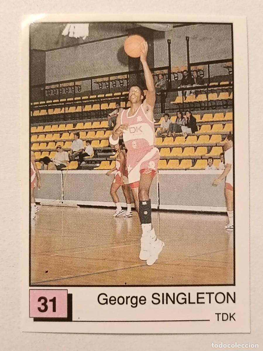 Coleccionismo deportivo: #31 SINGLETON (TDK MANRESA) BASKET 91 LIGA ACB PANINI