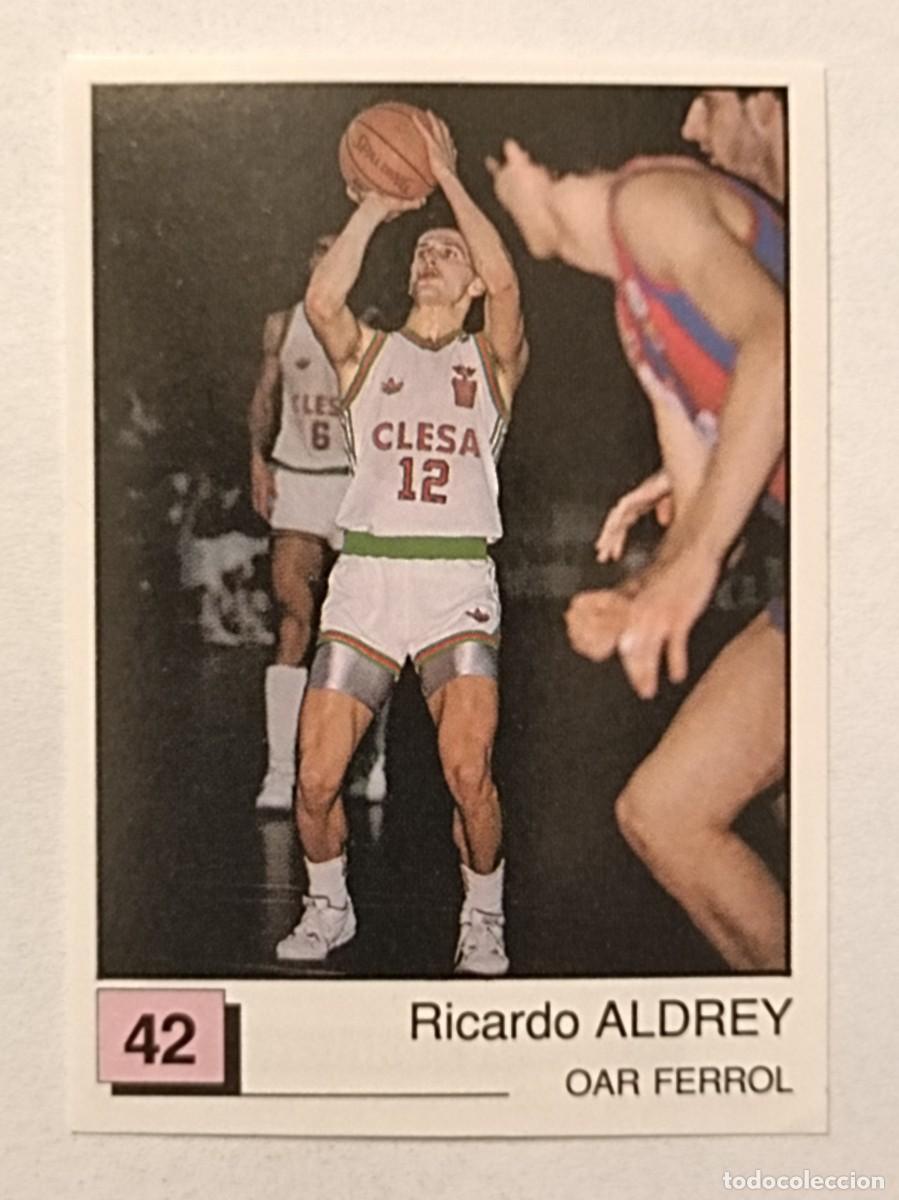 Coleccionismo deportivo: #42 ALDREY (OAR FERROL) BASKET 91 LIGA ACB PANINI