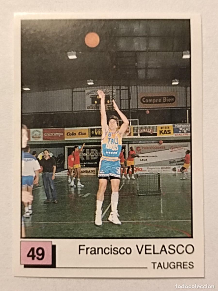 Coleccionismo deportivo: #49 VELASCO (TAUGRES) BASKET 91 LIGA ACB PANINI