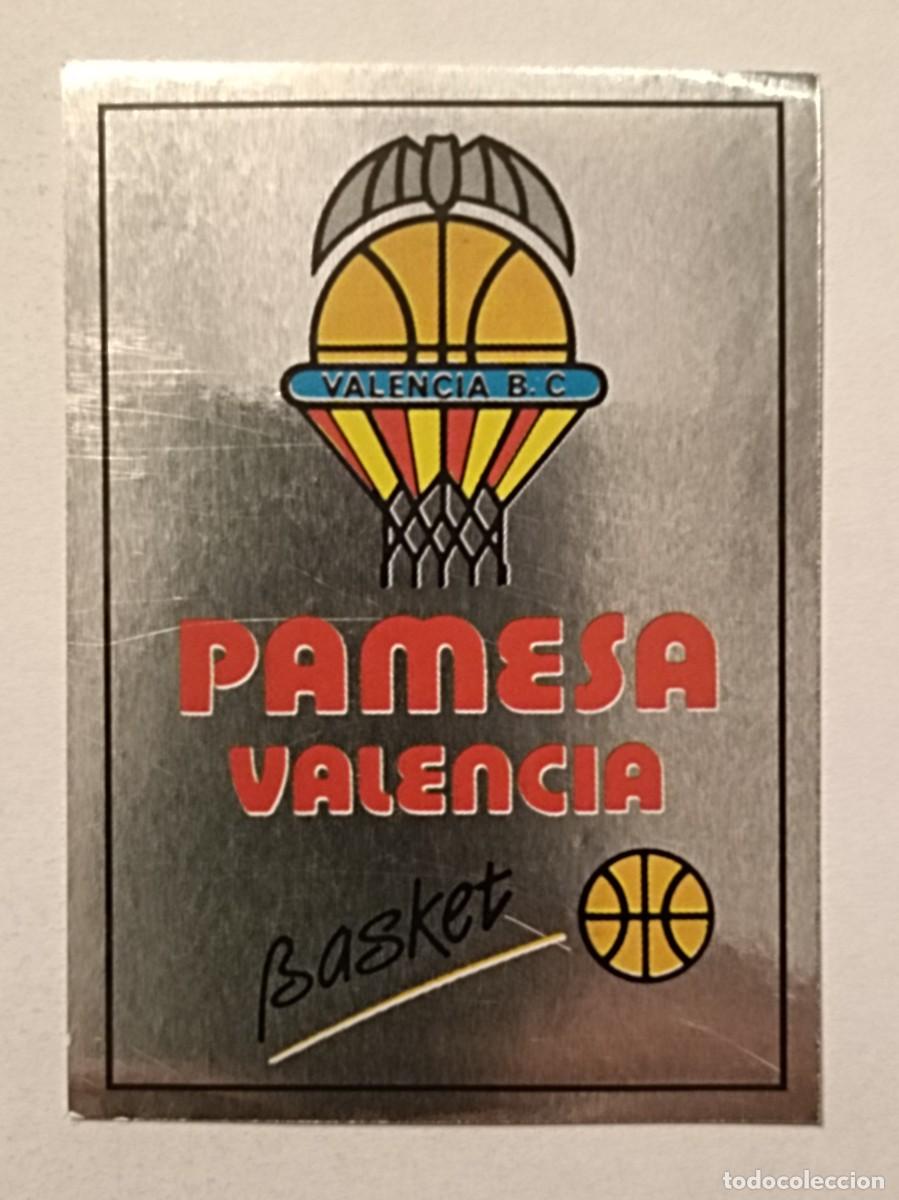 Coleccionismo deportivo: #61 ESCUDO (PAMESA VALENCIA) BASKET 91 LIGA ACB PANINI