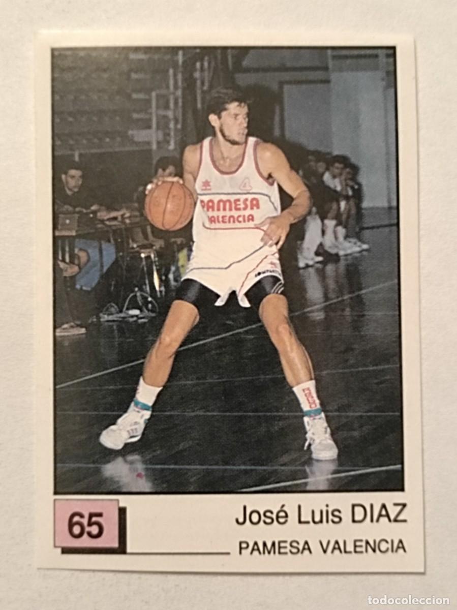 Coleccionismo deportivo: #65 DIAZ (PAMESA VALENCIA) BASKET 91 LIGA ACB PANINI