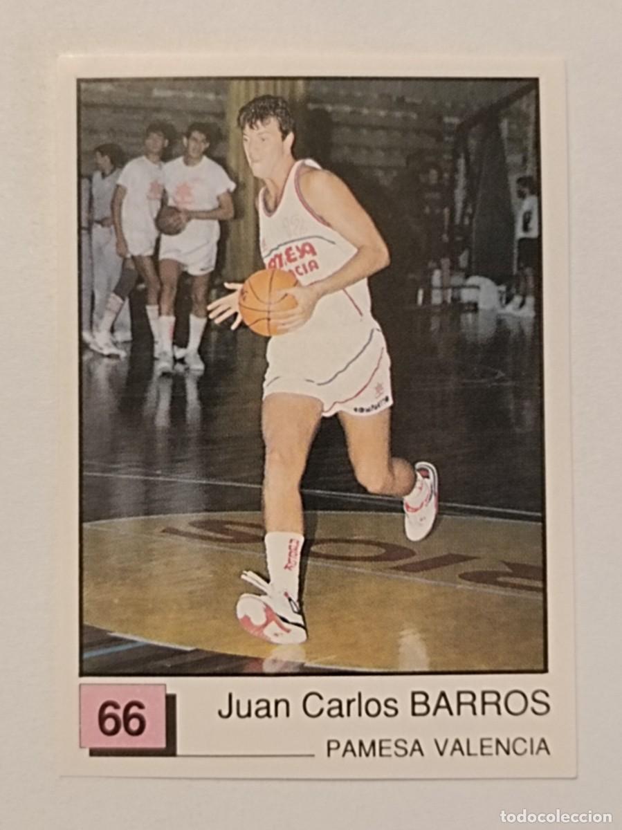 Coleccionismo deportivo: #66 BARROS (PAMESA VALENCIA) BASKET 91 LIGA ACB PANINI