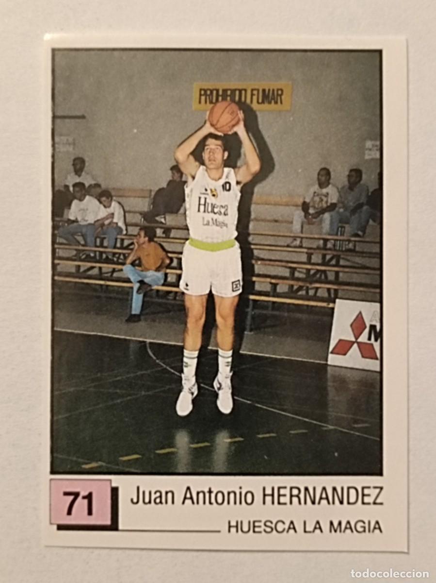 Coleccionismo deportivo: #71 HERNANDEZ (HUESCA LA MAGIA) BASKET 91 LIGA ACB PANINI
