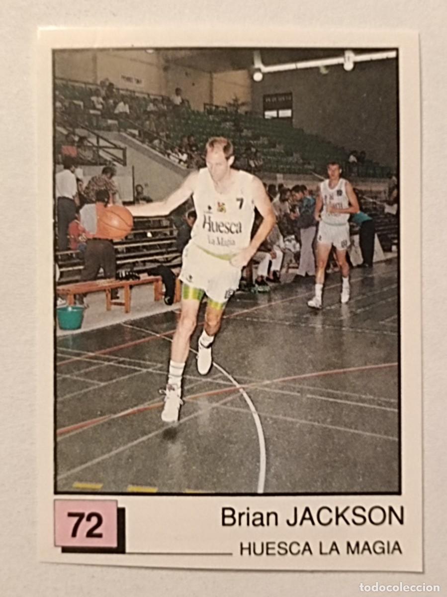 Coleccionismo deportivo: #72 JACKSON (HUESCA LA MAGIA) BASKET 91 LIGA ACB PANINI