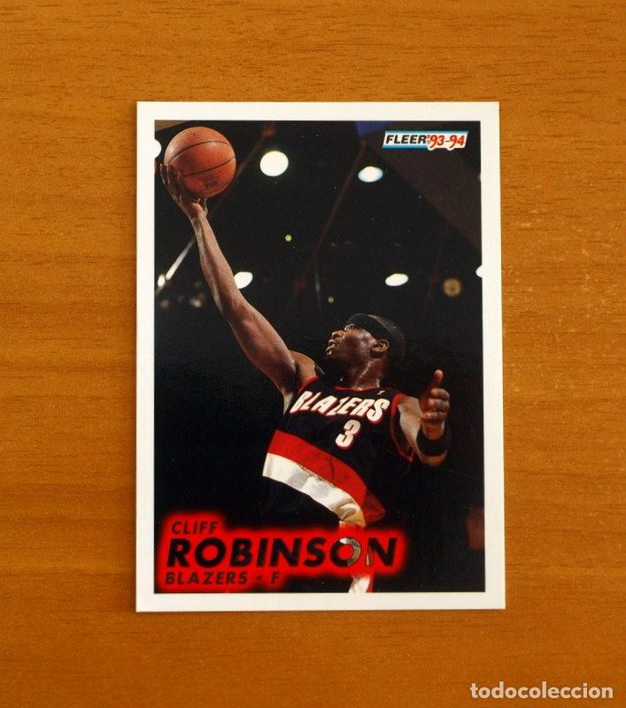 Sports collectibles: Blazers-F - N&ordm; 178 Cliff Robinson - NBA-B&aacute;sket-Baloncesto - Card Fleer 93-94-1993-1994