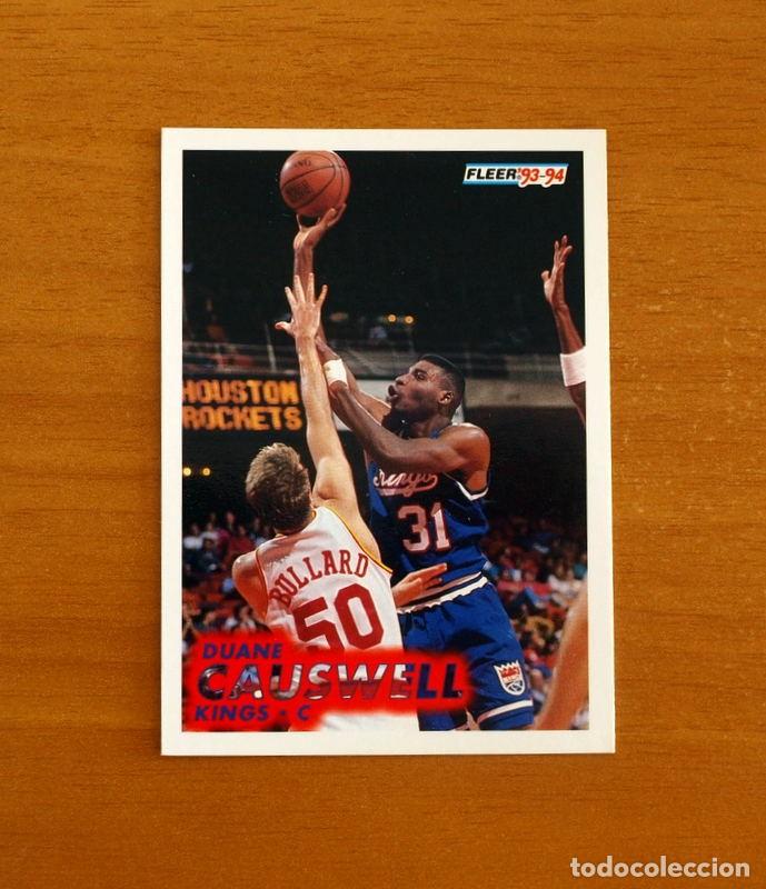 Coleccionismo deportivo: Kings-C - N&ordm; 182 Duane Causwell - NBA-B&aacute;sket-Baloncesto - Card Fleer 93-94-1993-1994