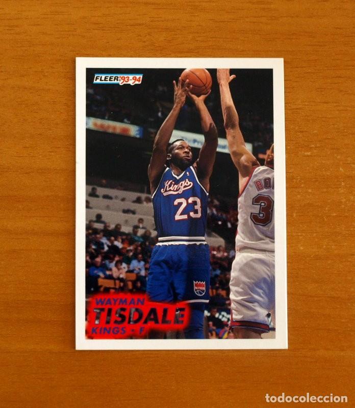 Coleccionismo deportivo: Kings-F - N&ordm; 185 Wayman Tisdale - NBA-B&aacute;sket-Baloncesto - Card Fleer 93-94-1993-1994