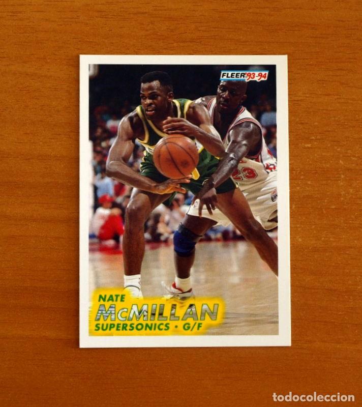 Coleccionismo deportivo: Supersonics-G-F - N&ordm; 201 Nate McMILLAN - NBA-B&aacute;sket-Baloncesto - Card Fleer 93-94-1993-1994