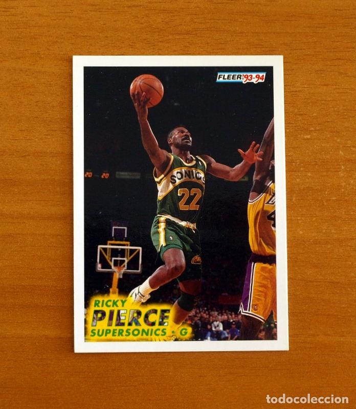 Coleccionismo deportivo: Supersonics-G - N&ordm; 204 Ricky Pierce - NBA-B&aacute;sket-Baloncesto - Card Fleer 93-94-1993-1994