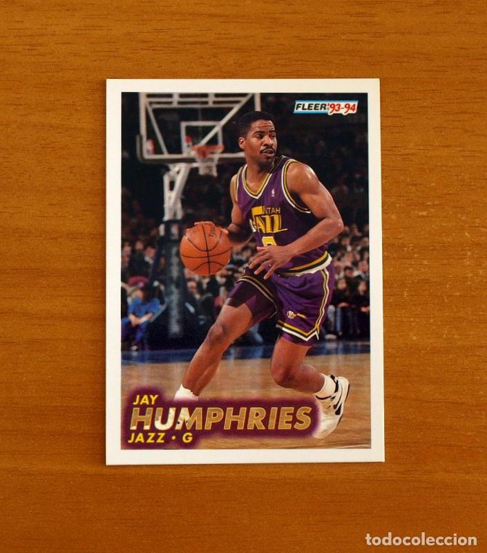 Coleccionismo deportivo: Jazz-G - N&ordm; 208 Jay Humphries - NBA-B&aacute;sket-Baloncesto - Card Fleer 93-94-1993-1994