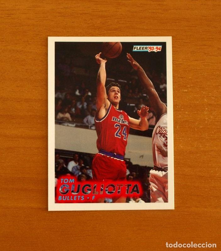 Coleccionismo deportivo: Bullets-F - N&ordm; 217 Tom Gugliotta - NBA-B&aacute;sket-Baloncesto - Card Fleer 93-94-1993-1994