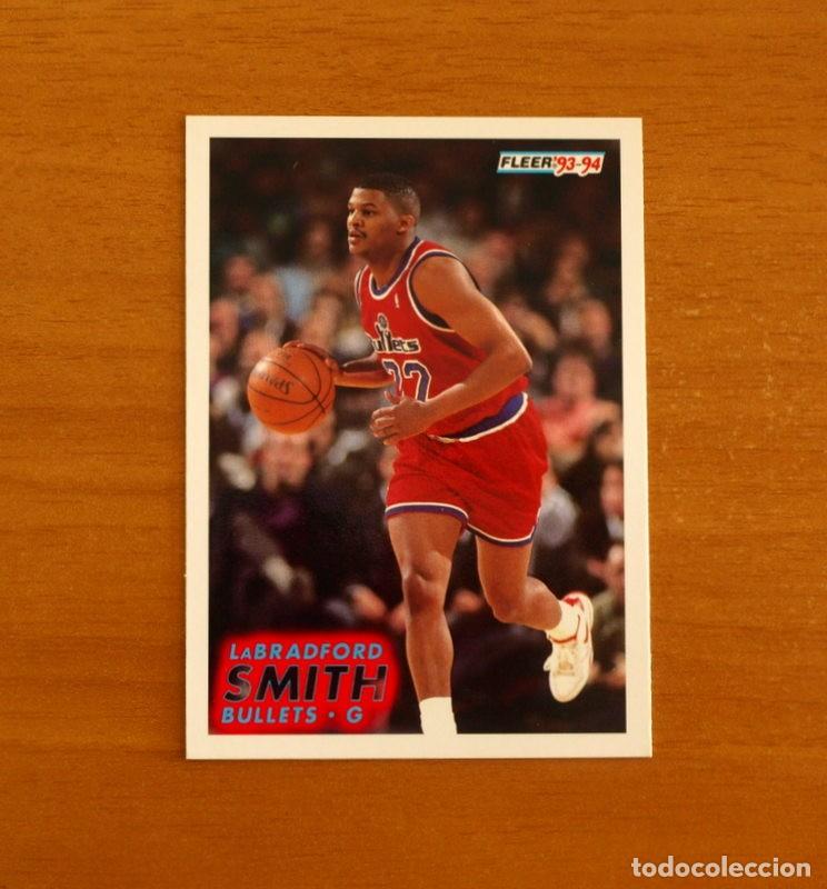 Coleccionismo deportivo: Bullets-G - N&ordm; 219 LaBRADFORD Smith - NBA-B&aacute;sket-Baloncesto - Card Fleer 93-94-1993-1994