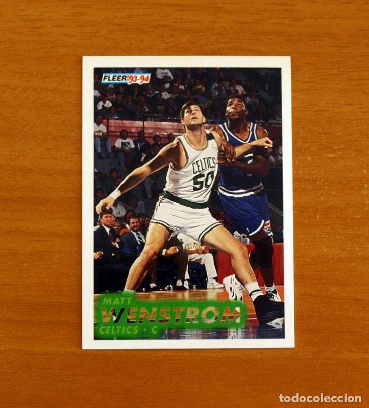 Coleccionismo deportivo: Celtics-C - N&ordm; 250 Matt Wenstrom - NBA-B&aacute;sket-Baloncesto - Card Fleer 93-94-1993-1994