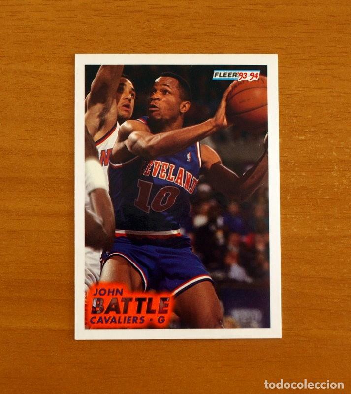 Coleccionismo deportivo: Cavaliers-G - N&ordm; 263 John Battle - NBA-B&aacute;sket-Baloncesto - Card Fleer 93-94-1993-1994