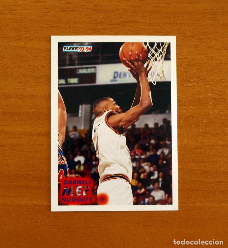 Coleccionismo deportivo: Nuggets-G - N&ordm; 277 Darnell Mee - NBA-B&aacute;sket-Baloncesto - Card Fleer 93-94-1993-1994