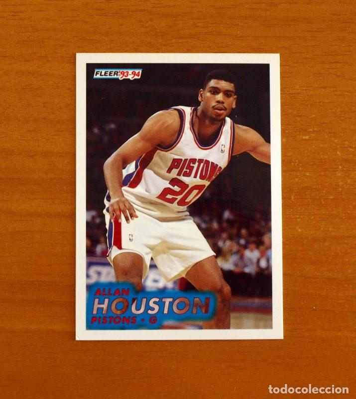 Coleccionismo deportivo: Pistons-G - N&ordm; 282 Allan Houston - NBA-B&aacute;sket-Baloncesto - Card Fleer 93-94-1993-1994