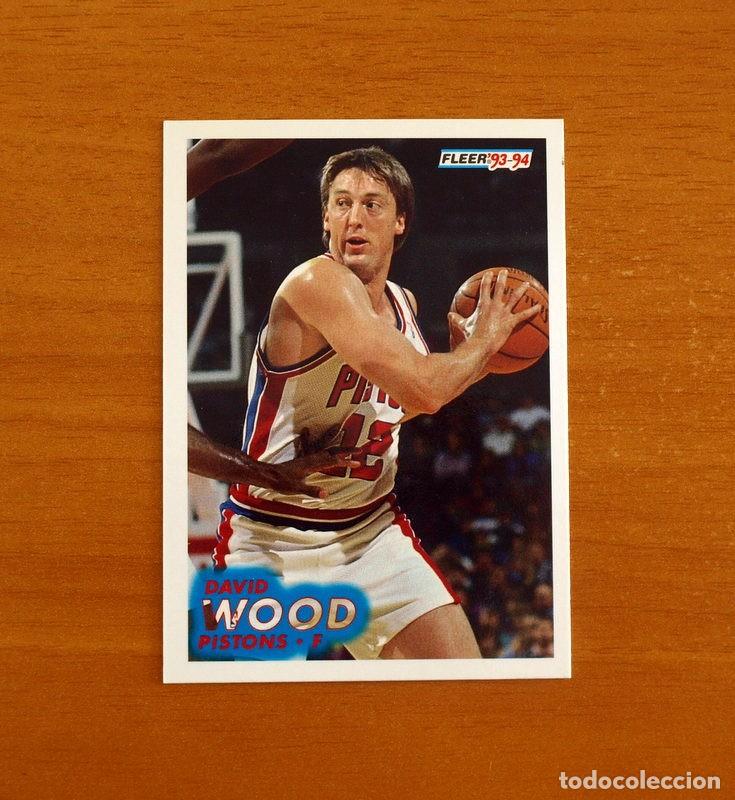 Coleccionismo deportivo: Pistons-F - N&ordm; 286 David Wood - NBA-B&aacute;sket-Baloncesto - Card Fleer 93-94-1993-1994