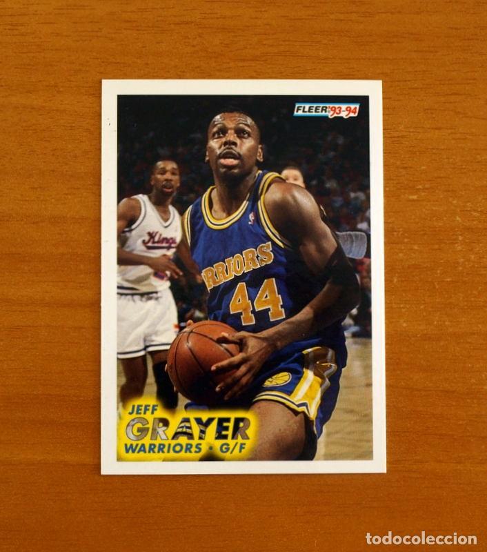 Collectionnisme sportif: Warriors-G-F - N&ordm; 290 Jeff Grayer - NBA-B&aacute;sket-Baloncesto - Card Fleer 93-94-1993-1994