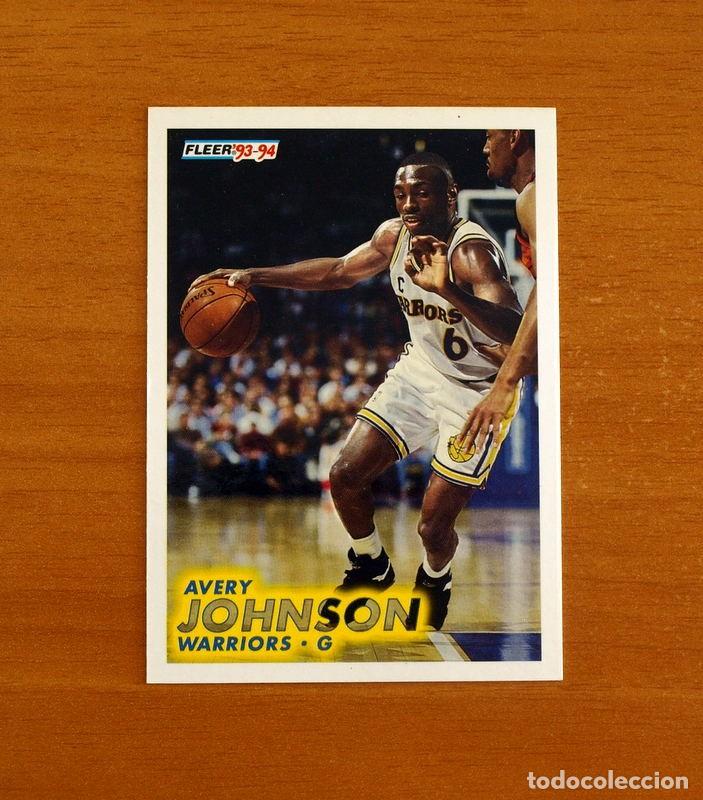Collectionnisme sportif: Warriors-G - N&ordm; 291 Avery Johnson - NBA-B&aacute;sket-Baloncesto - Card Fleer 93-94-1993-1994